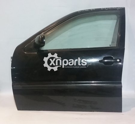 Porta esq frente vw polo iii hatchback (6n2) 1999 - 2001 preto usado