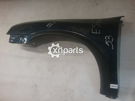 Guarda-lamas esq opel corsa b 1993 - 2000 azul branco usado