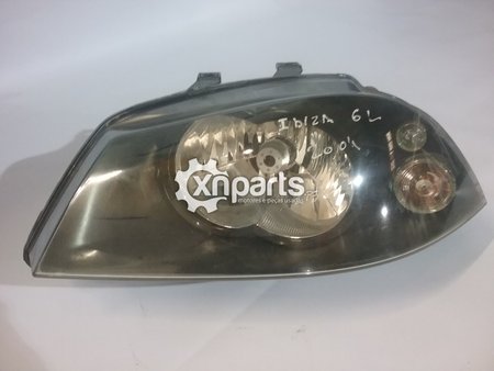 Farol esquerdo frente seat ibiza (6l1) usado 02.02 - 11.09