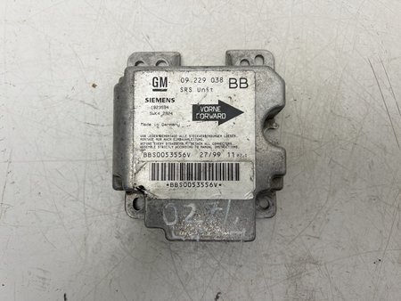 [09229038 GM 09 229 038] Centralina airbag ecu  usado opel corsa corsa b (03.1993 - 12.2002) 09229038 gm 09 229 038