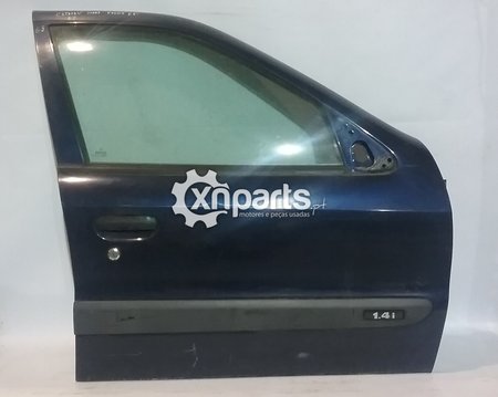 Porta frente dto citroёn xsara carro 5 portas 1995 - 2003 azul usado