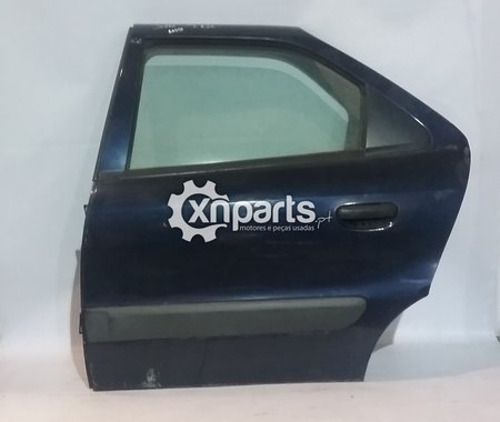 Porta trás esq citroёn xsara carro 5 portas 1995 - 2004 azul usado