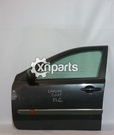 Porta frente esq renault laguna ii hatchback 2001 - 2007 preto usado