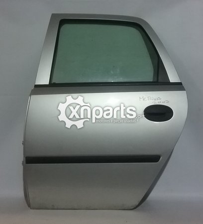 Porta trás esq opel meriva 2003 - 2010 cinza prata usado