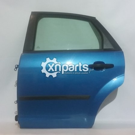 Porta trás esq ford focus carro (da3) 2004 - 2012 azul usado