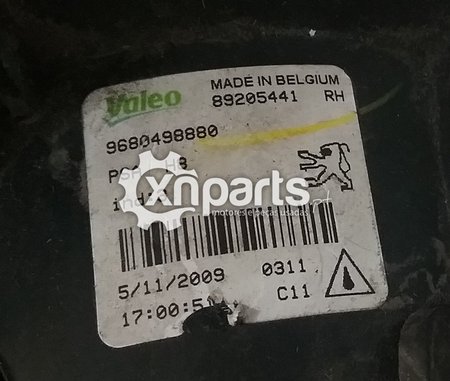 [9680498680] Farol nevoeiro frente dto peugeot 308 (4a, 4c) 09.07