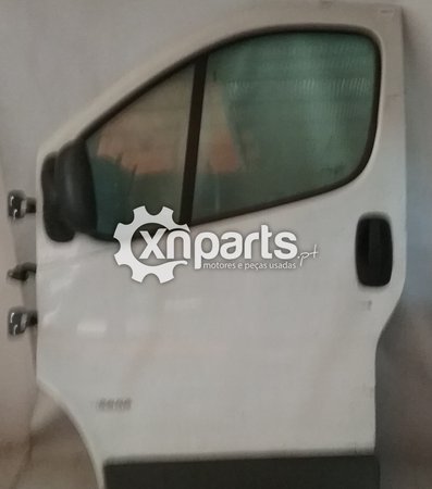 Porta frente esq opel movano j7 renault master - 2001 - 2012 branco usado