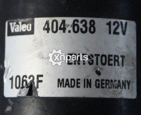 [VALEO 404.638 - 1063F] Motor limpa-vidros peugeot 307 sw ref:valeo 404.638 - 1063f 2002 - 2012 usado