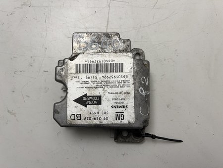 [09229039BD BDS01937994 GM SIEMENS] Centralina airbag  usado opel vectra b (f19) 09229039bd bds01937994 gm siemens