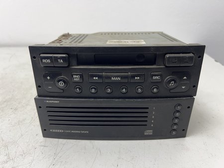 [964544367700 / 7607769050] Rádio + leitor de cds peugeot 307 (3a/c)10.01 964544367700 / 7607769050