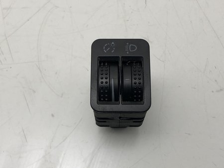 [1J0941333A 1 J0 941 333 A] Interruptor de ajuste da altura do farol + ajuste da intensidade do brilho do painel preto usado vw...