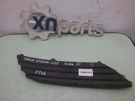 Grelha do para-choques frente esq opel astra h (a04)